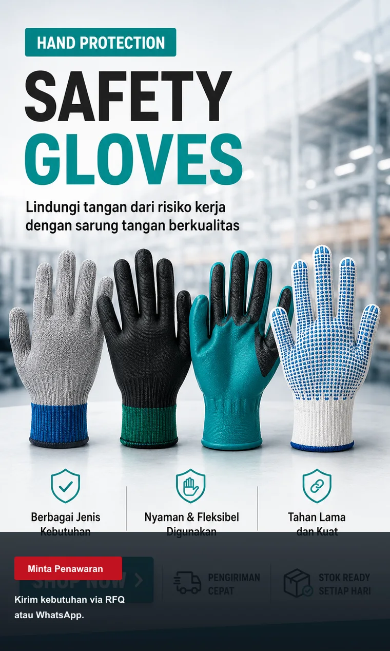 Campaign safety gloves untuk kebutuhan hand protection