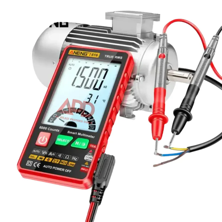 Foto produk Aneng Multimeter Digital 616 6000 Counts Ultra Thin Intelligent