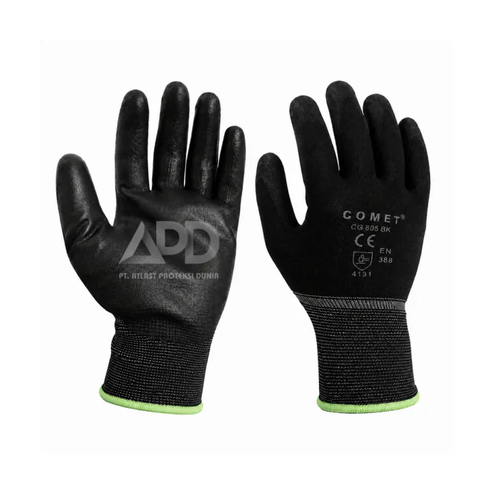 Foto produk Comet Sarung Tangan Palm Fit Cg 805 Bk Size M