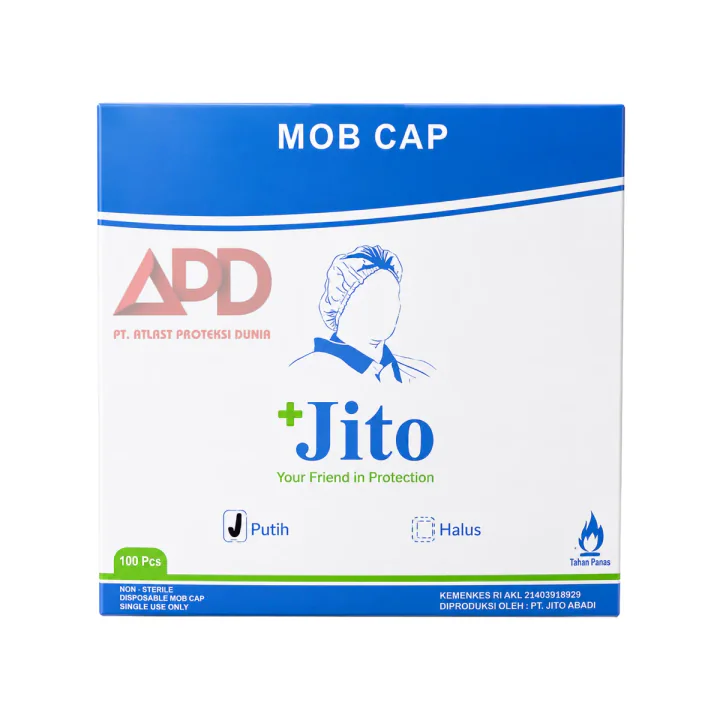Foto produk JITO Mob Cap Putih