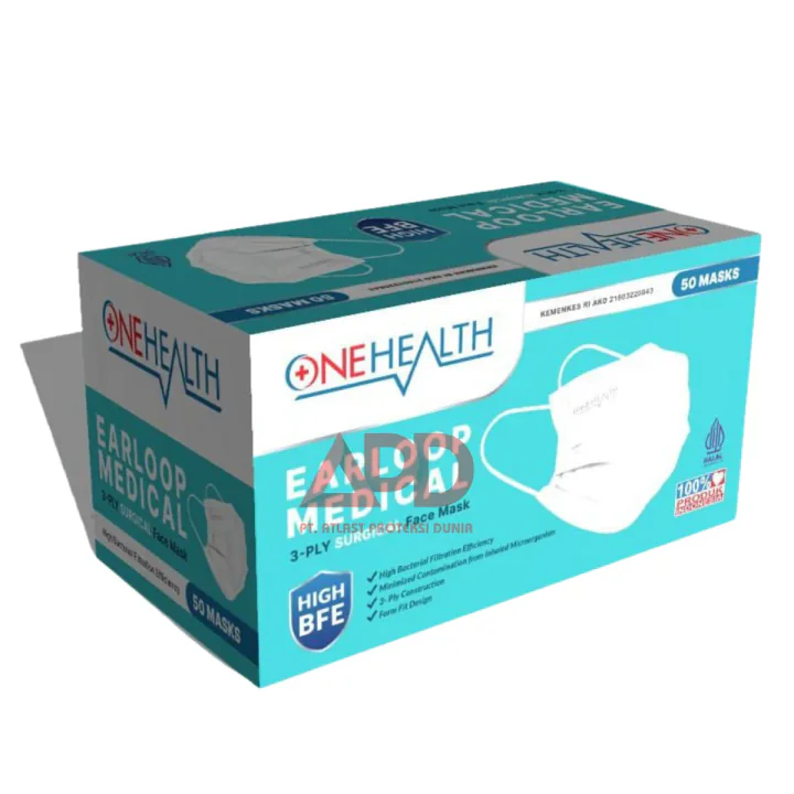 Foto produk OneHealth Surgical Mask Putih