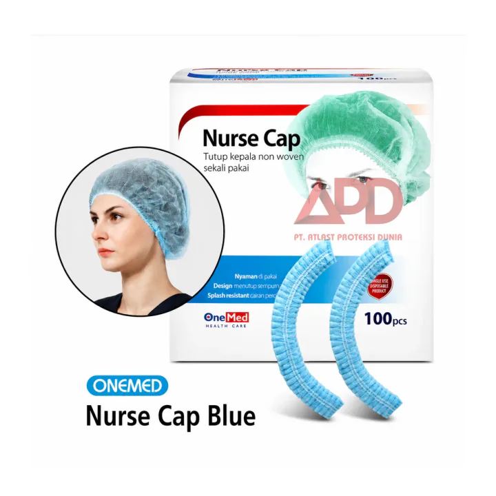 Foto produk OneMed Mobcap Biru