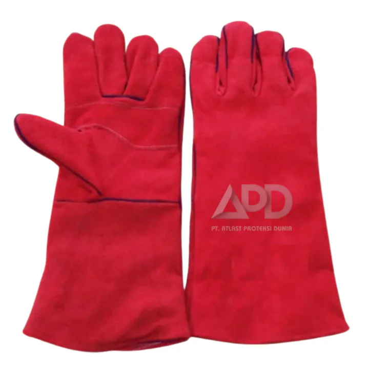 Foto produk Sedes Sarung Tangan Las 14 Inch Red