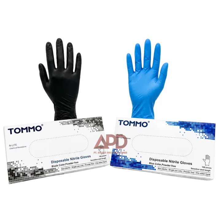 Foto produk Tommo Sarung Tangan Disposable Nitrile Powder Free N Lite