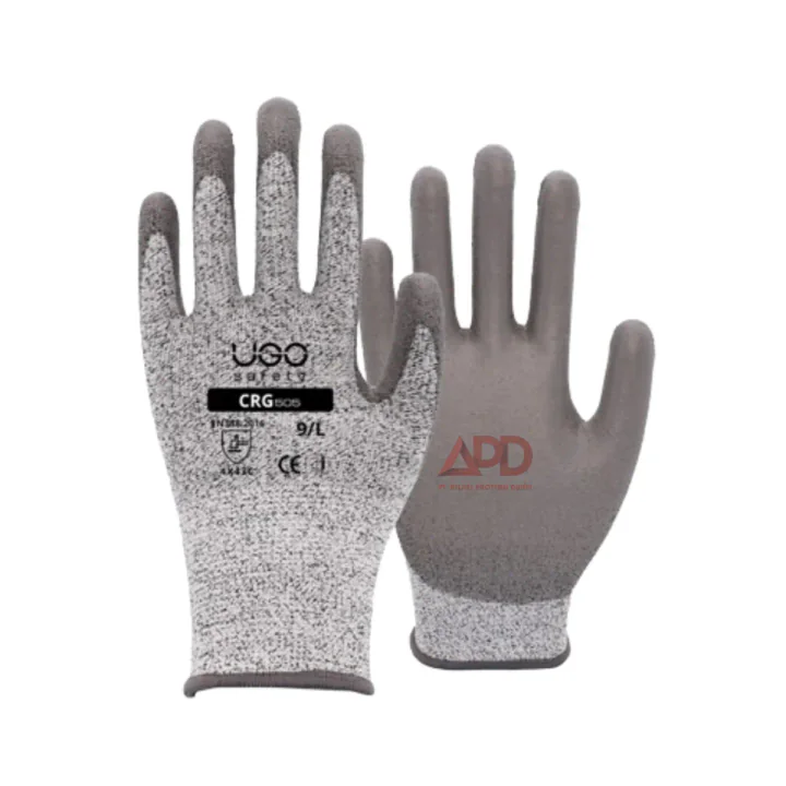 Foto produk Ugo Safety Cut Resistant Glove Level C Crg505 Grey