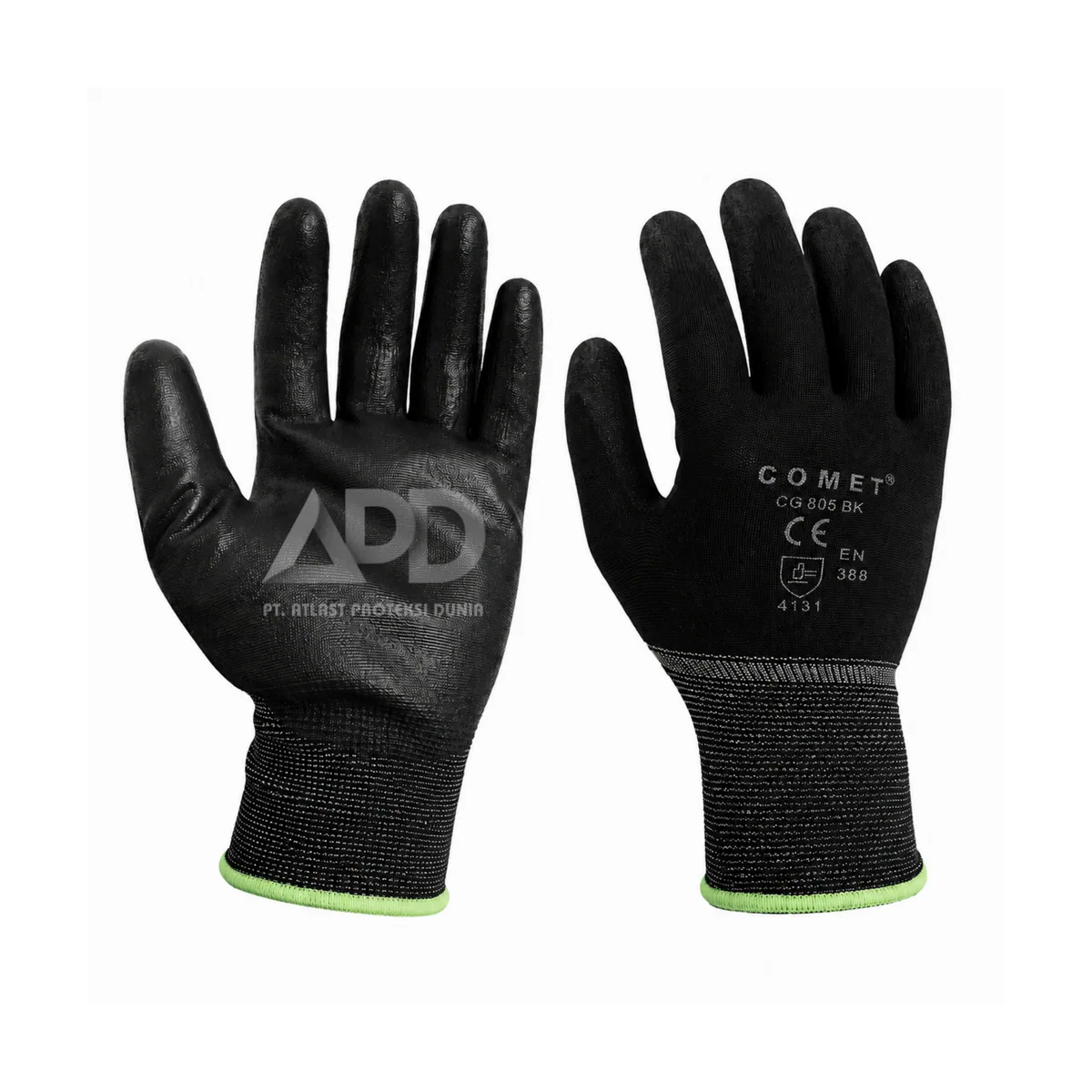 Foto produk Comet Sarung Tangan Palm Fit Cg 805 Bk Size M
